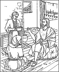 Jesus With Mary and Martha