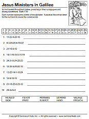 Jesus Ministers In Galilee