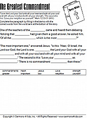Greatest Commandment Mk12