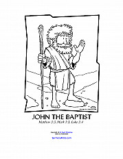 John The Baptist Coloring