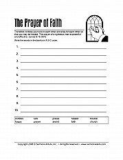 Prayer Of Faith Abc