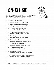 Prayer Of Faith