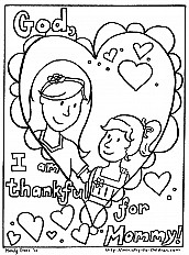 Mothers Day Coloring