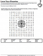 Love Your Enemies Wordsearch