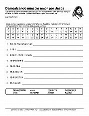 Showing Our Love For Jesus Esp