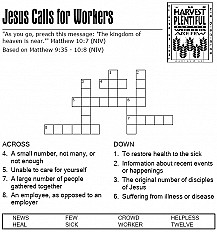 Jesus Calls For Workers