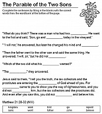 Parable Of Two Sons