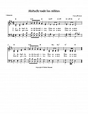 Alabadle todos los niñitos