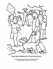 Love Each Other Coloring