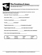 Parables Of Jesus Fill In
