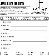 Jesus Calms The Storm