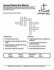 Jesus Calms The Storm