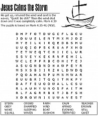 Jesus Calms The Storm