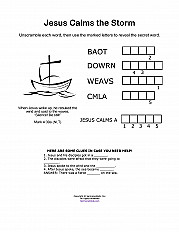 Jesus Calms The Storm