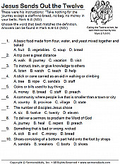 Jesus Sends Out The Twelve