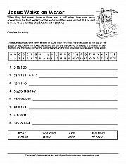 Jesus Walks On Water