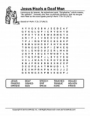 Jesus Heals A Deaf Man