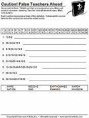 Caution False Teachers