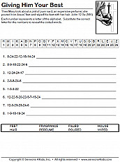 Giving Him Your Best