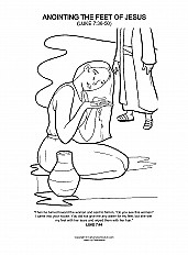 Anointing Jesus Feet
