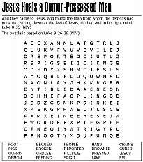 Jesus Heals Demoniac