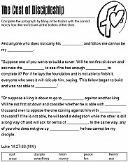 Cost Of Discipleship