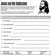 Jesus Sadducees
