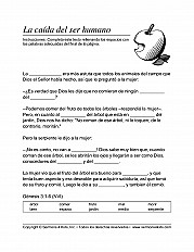 Adán y Eva son tentados