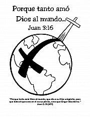 John 3 16 Esp Coloring