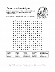 Jesus Raises Lazarus Esp