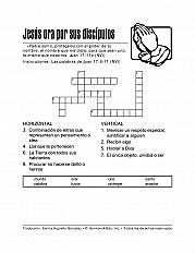 Jesus Prays For His Disciples Esp