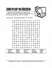 Jesus Prays For His Disciples Esp