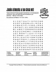 Jesús alimenta a la multitud