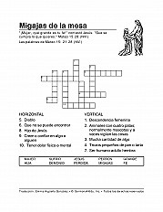 Crumbs From The Table Esp