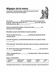 Crumbs From The Table Esp