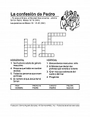 Peters Confession Of Christ Esp