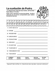 Peters Confession Of Christ Esp