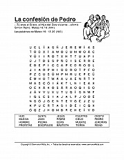 Peters Confession Of Christ Esp