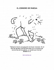 Passover Lamb Dot2dot