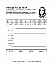 Angel Visits Mary Esp