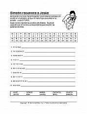 Simeon Recognizes Jesus Esp