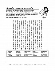 Simeon Recognizes Jesus Esp